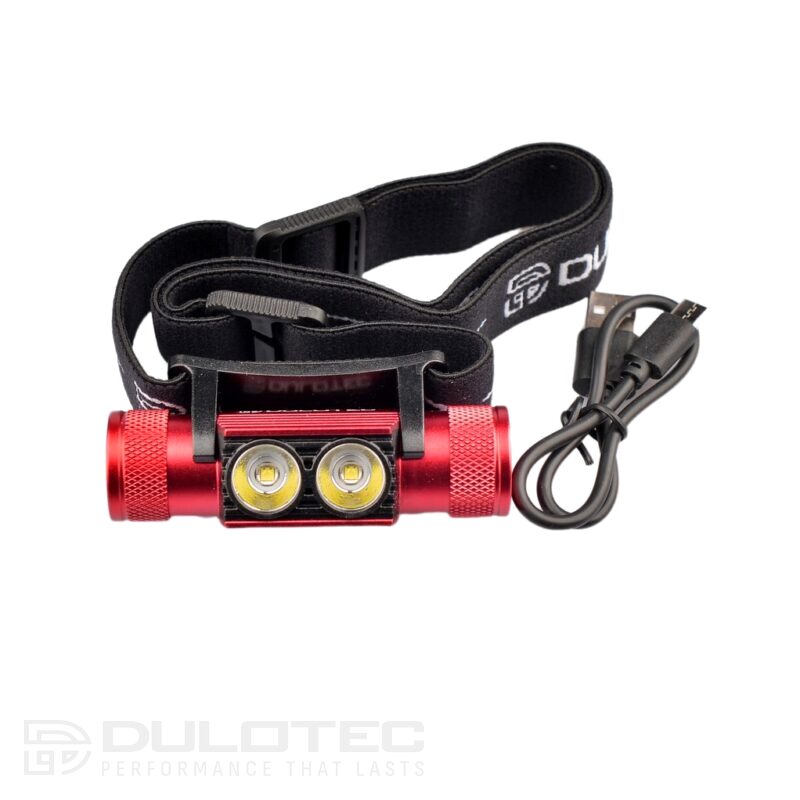 Мощен челник Dulotec H1 + батерия 3000 mAh, бяла светлина » Dulotec.BG