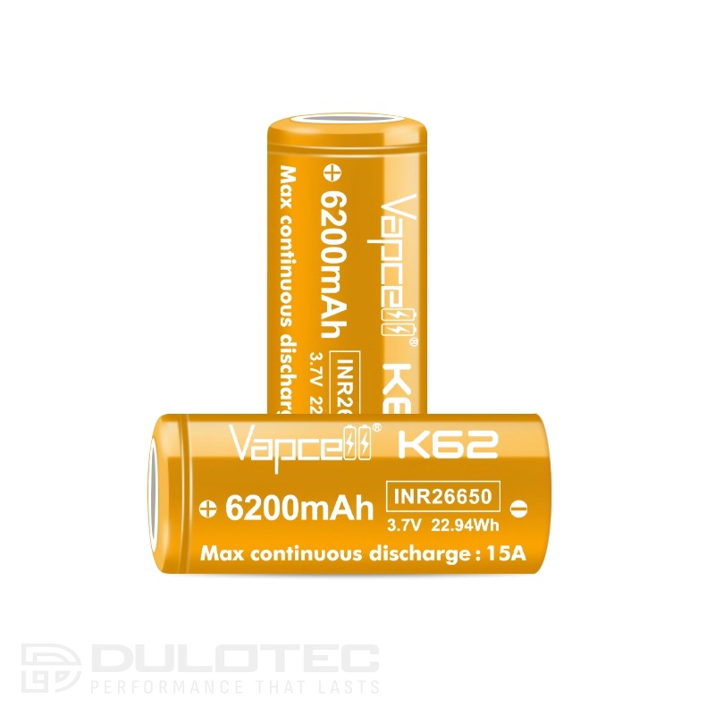 Батерия Vapcell 26650 K62 6200mAh 15A » Dulotec.BG
