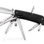 Ловен нож Ruike Jager F118-G 14C28N острие и многопозиционна кания » Dulotec.BG
