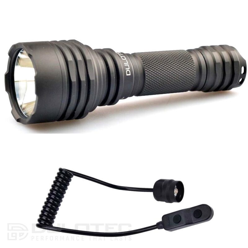 Фенер Dulotec Convoy C8+ Osram с батерия, зарядно и дистанционен спусък » Dulotec.BG