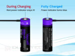 Батерия Vapcell P2150A 21700 5000mAh 10A със защита и USB-C зареждане » Dulotec.BG