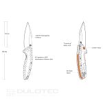 Сгъваем нож Ruike P843-W, 12C27 неръждаема стомана » Dulotec.BG