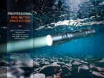 Фенер Fenix HT30R LED, 1500 м далекобойност, бял лазер, компактен размер » Dulotec.BG