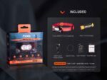 Челник Fenix HM65R-T V2.0 LED – тъмно лилав » Dulotec.BG