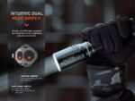 Фенер Fenix HT30R LED, 1500 м далекобойност, бял лазер, компактен размер » Dulotec.BG