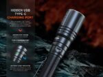 Фенер Fenix HT30R LED, 1500 м далекобойност, бял лазер, компактен размер » Dulotec.BG