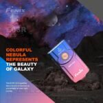 Фенер Fenix E03R V2.0 за ключодържател - замъглено лилав в подаръчна кутия » Dulotec.BG