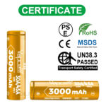 Батерия ултра високоразрядна Vapcell 18650 U30 3000mAh 30A » Dulotec.BG