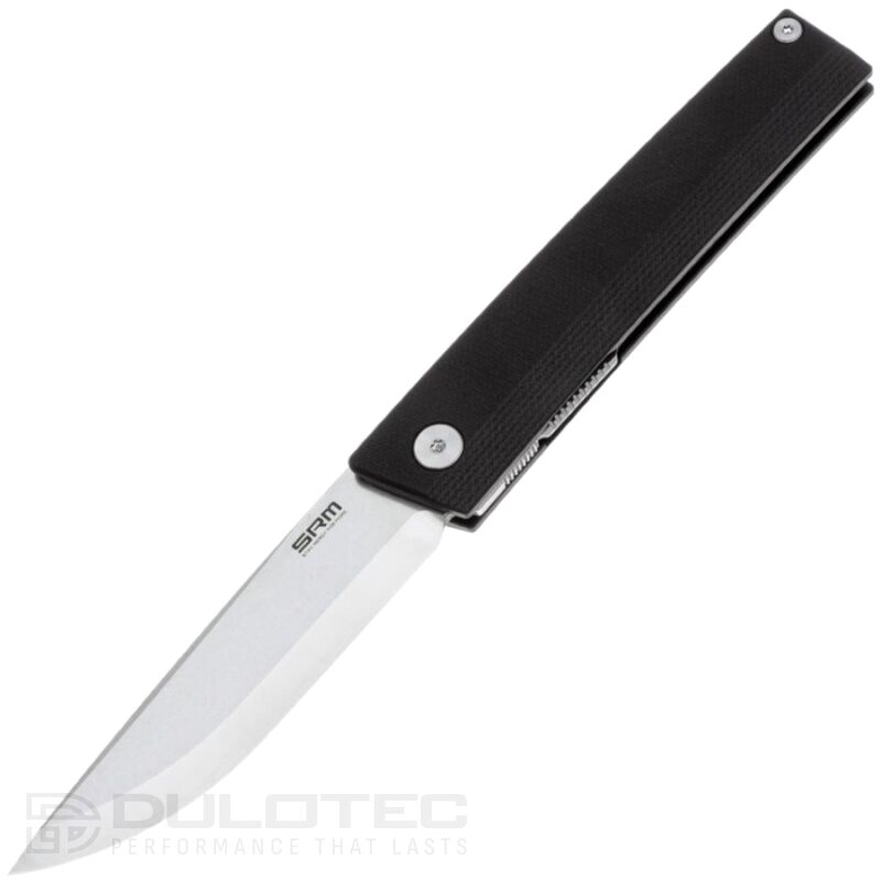 Сгъваем нож SRM 401L-GB - дръжка от G10 и 10Cr15MoV стомана » Dulotec.BG