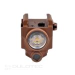 Пистолетен фенер Dulotec G3 кафяв – подцевен с лазерен целеуказател зелен » Dulotec.BG