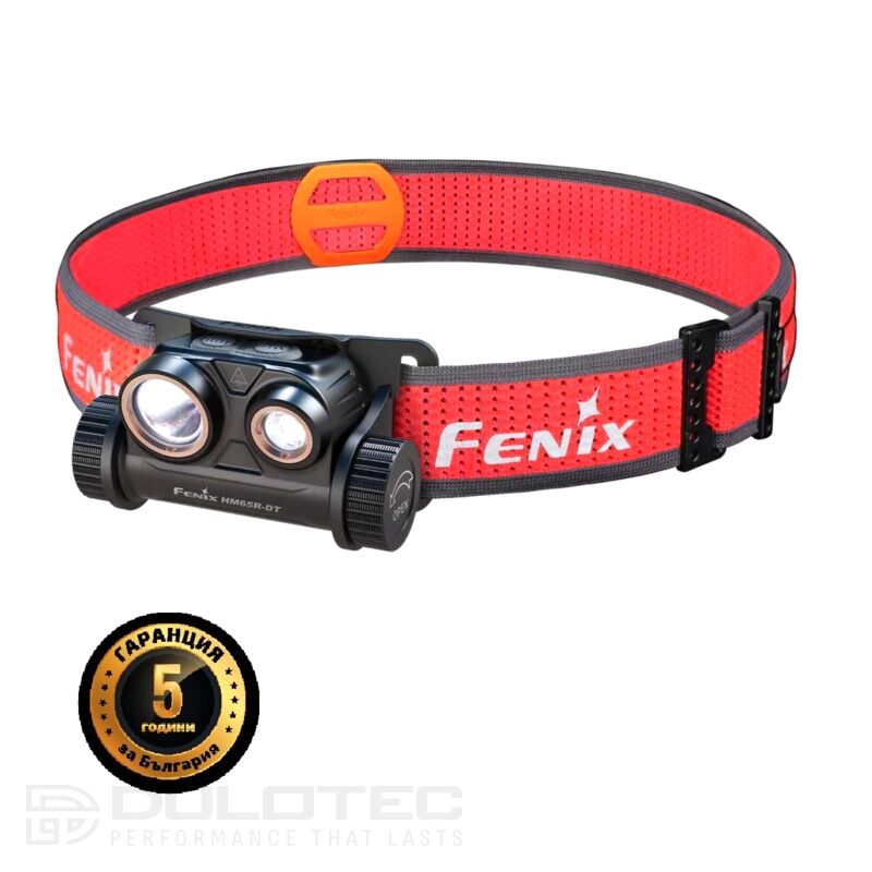 Челник Fenix HM65R-DT LED – черен » Dulotec.BG