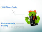 Батерия Vapcell 16340 P1609A 950mAh 3A » Dulotec.BG