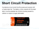 Батерия Vapcell 16340 P1609A 950mAh 3A » Dulotec.BG