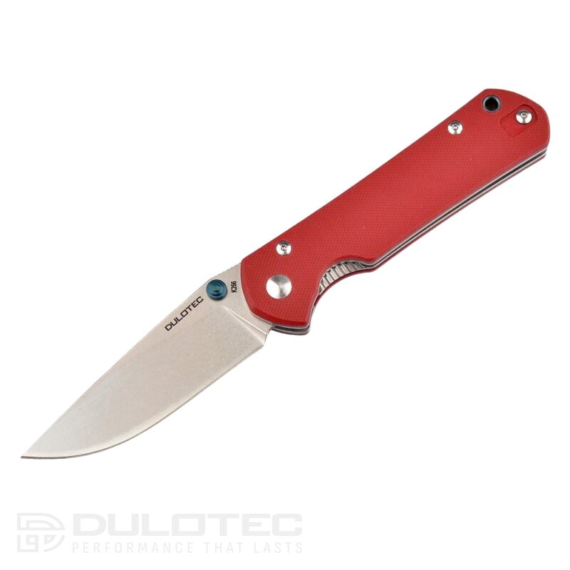 Сгъваем нож Dulotec K266 - RD дръжка от G10 и D2 стомана » Dulotec.BG
