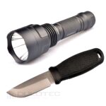 Фенер Dulotec Convoy C8 Gen2 и нож с фиксирано острие Dulotec K106 » Dulotec.BG