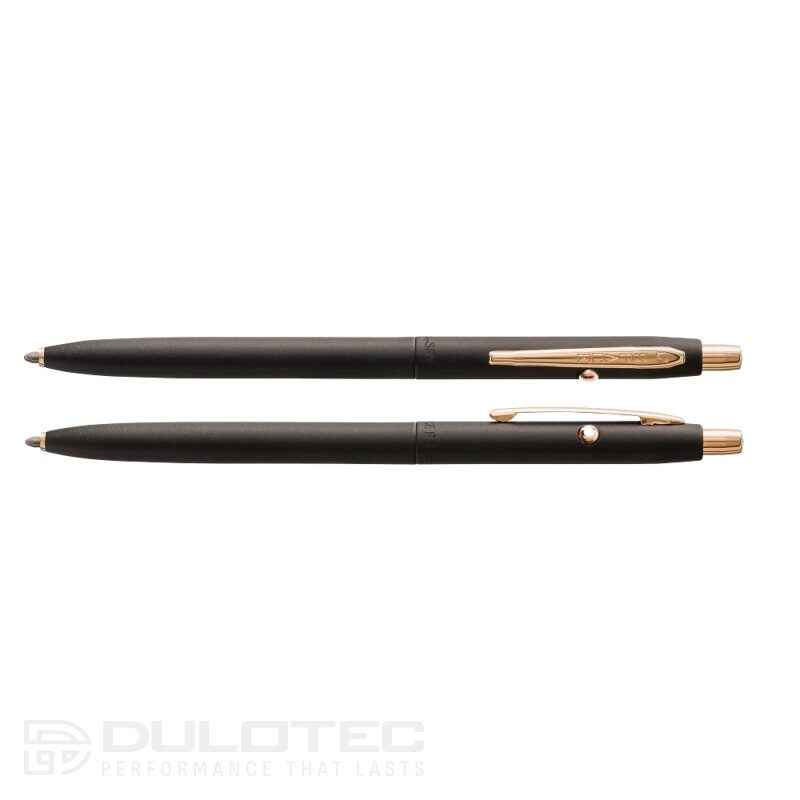 Химикалка Fisher Space Pen Matte Black Shuttle Space Pen with Gold Accents - CH4B » Dulotec.BG