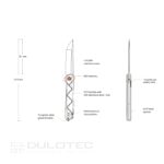 Сгъваем нож Ruike P127-B - черен 14C28N неръждаема стомана » Dulotec.BG