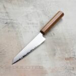 Кухненски нож Tojiro REPPU Kiritsuke Gyuto 210мм FD-1362 - SG2 ламинат - дръжка тик » Dulotec.BG