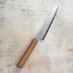 Кухненски нож Tojiro REPPU Kiritsuke Petty 150мм FD-1360 - SG2 ламинат - дръжка тик » Dulotec.BG
