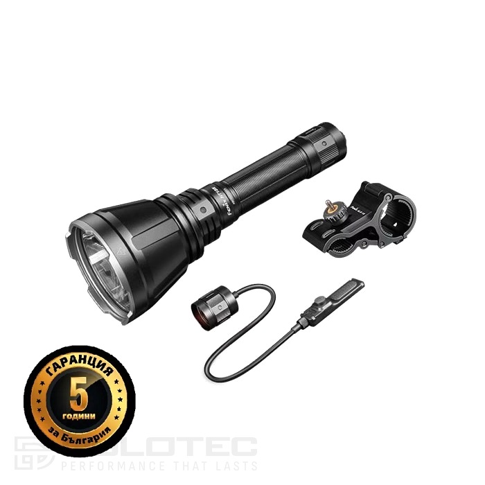 Комплект Фенер Fenix HT18R LED със стойка ALG-18 и спусък AER-05 » Dulotec.BG