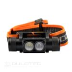 Мощен челник Dulotec H2 V2.0 + батерия 3000 mAh, с бяла и червена светлина » Dulotec.BG