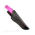 Нож с фиксирано острие Linder Super Edge 1 - розова дръжка » Dulotec.BG