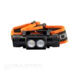 Мощен челник Dulotec H2 V2.0 + батерия 3000 mAh, с бяла и червена светлина » Dulotec.BG