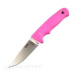 Нож с фиксирано острие Linder Super Edge 1 - розова дръжка » Dulotec.BG
