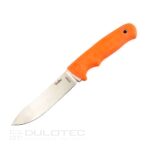 Нож с фиксирано острие Linder Super Edge 2 - оранжева дръжка » Dulotec.BG