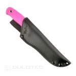 Нож с фиксирано острие Linder Super Edge 2 - розова дръжка » Dulotec.BG