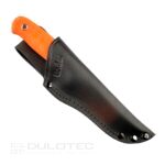 Нож с фиксирано острие Linder Super Edge 1 - оранжева дръжка » Dulotec.BG