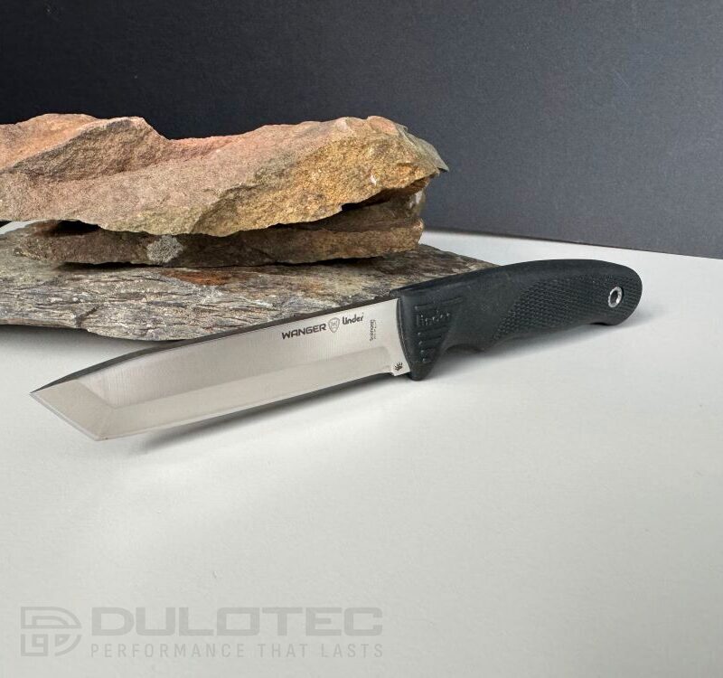 Нож с фиксирано острие Linder Worker Super Edge 8  - черна дръжка » Dulotec.BG