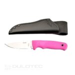 Нож с фиксирано острие Linder Super Edge 1 - розова дръжка » Dulotec.BG