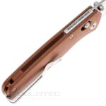 Сгъваем нож SRM 255L-MN - дръжка от Micarta и 10Cr15MoV стомана » Dulotec.BG