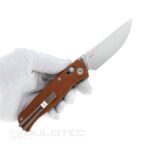 Сгъваем нож SRM 255L-MN - дръжка от Micarta и 10Cr15MoV стомана » Dulotec.BG