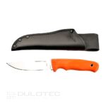 Нож с фиксирано острие Linder Drugar Super Edge 6 - оранжева дръжка » Dulotec.BG