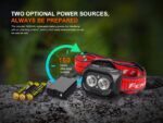 Челник Fenix HL18R-T V2.0 LED - бял » Dulotec.BG