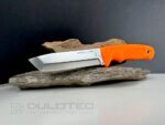 Нож с фиксирано острие Linder Worker Super Edge 8 - оранжева дръжка » Dulotec.BG