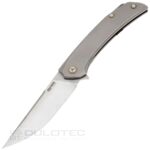 Сгъваем нож SRM 1411-TZ - дръжка от титан и 154CM стомана » Dulotec.BG