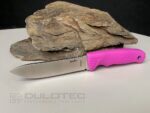 Нож с фиксирано острие Linder Super Edge 2 - розова дръжка » Dulotec.BG
