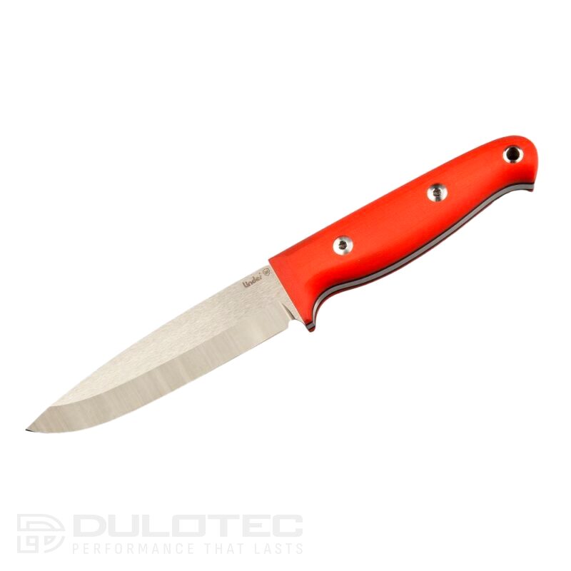Нож с фиксирано острие Joe Vogel Evolution Linder Wanger  - оранжева дръжка » Dulotec.BG