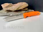 Нож с фиксирано острие Linder Worker Super Edge 8 - оранжева дръжка » Dulotec.BG