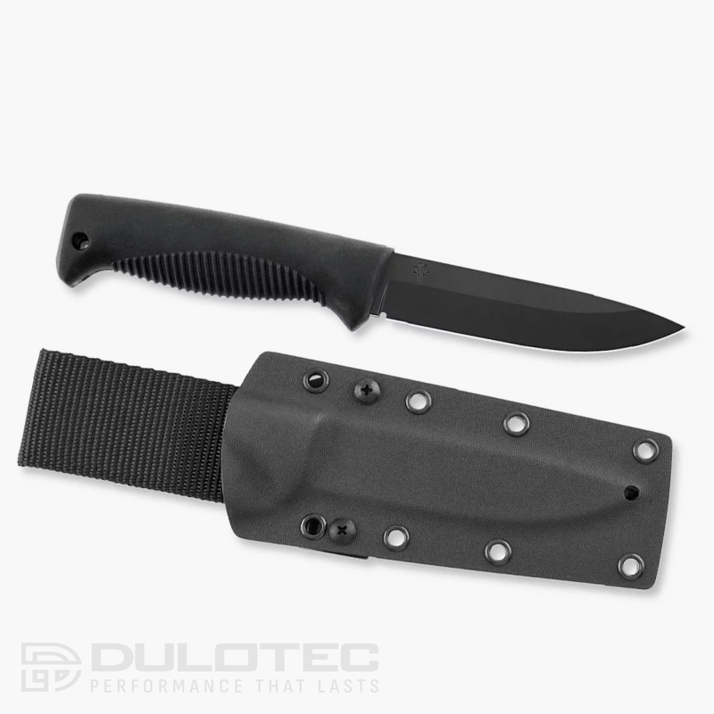 Нож Peltonen M07 Ranger Puukko 80CrV2 PTFE Teflon Black TPE Kydex Sheath » Dulotec.BG