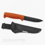 Нож Peltonen M07 Ranger Puukko 80CrV2 PTFE Teflon Black TPE Leather Sheath » Dulotec.BG