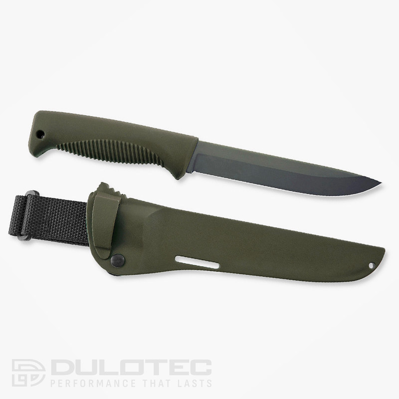 Нож Peltonen Knives Sissipuukko M95 Cerakote 80CrV2 TPE Green Composite » Dulotec.BG
