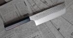 Кухненски нож Suncraft Kouhei-Shinmatsu ZDP-189 Nakiri Silver 170mm » Dulotec.BG