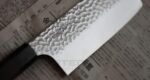 Кухненски нож Suncraft Kouhei-Shinmatsu ZDP-189 Nakiri Silver 170mm » Dulotec.BG