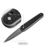 Сгъваем нож SRM 251MB-GB - дръжка от G10 с карбоново покритие и N690 стомана » Dulotec.BG
