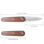 Сгъваем нож SRM 251MB-MN - дръжка от Micarta и N690 стомана » Dulotec.BG