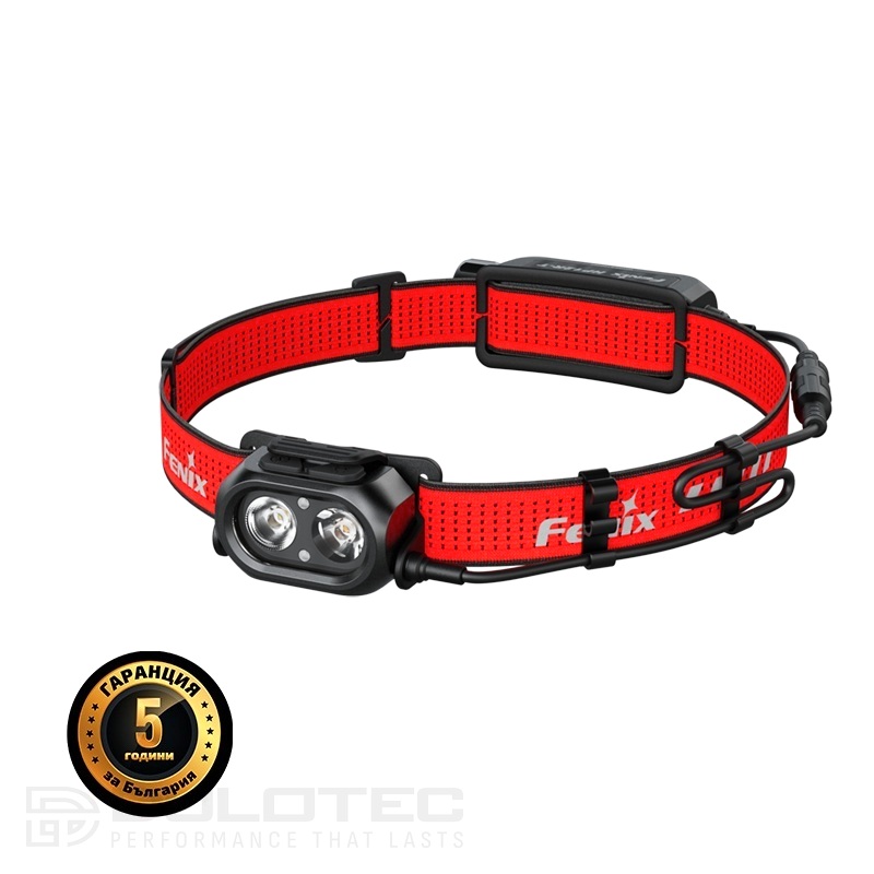 Челник Fenix HP12R-T LED червен » Dulotec.BG